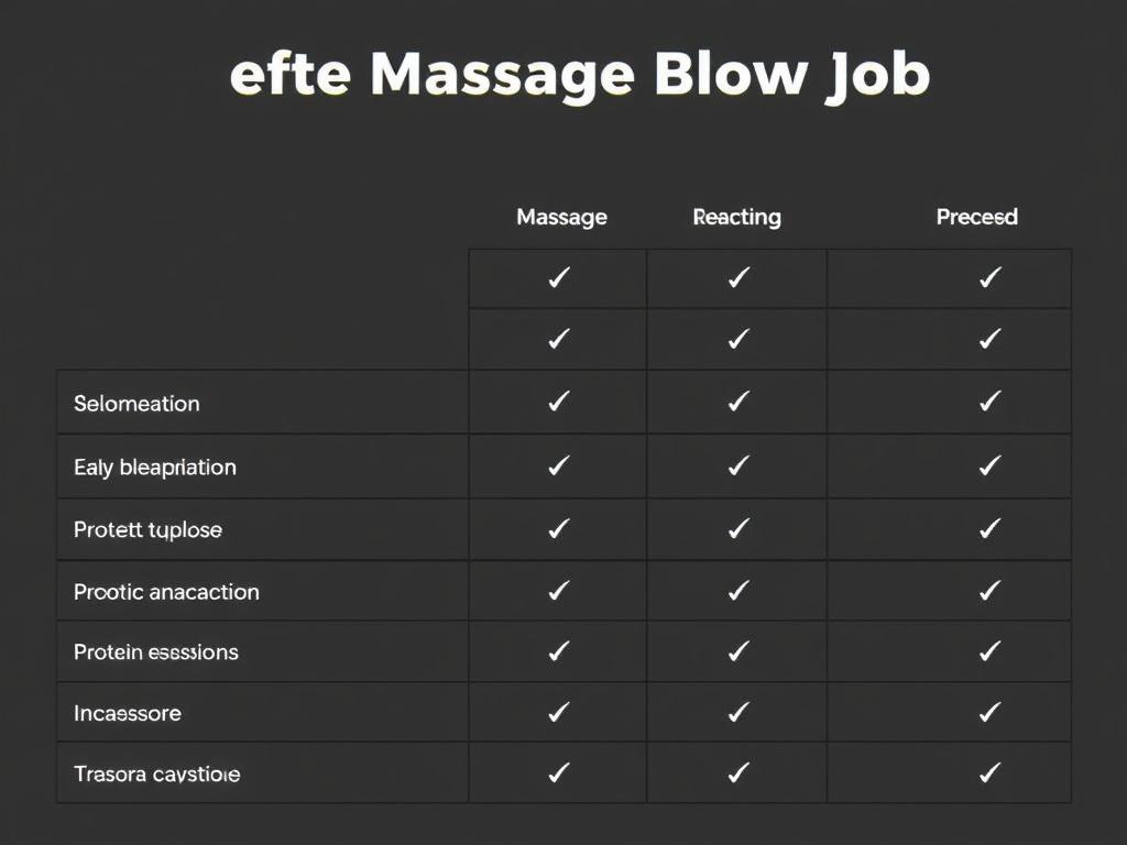 erotic massage blow job. Table: Quick Comparison — Sensual Session Types (Non-Explicit)