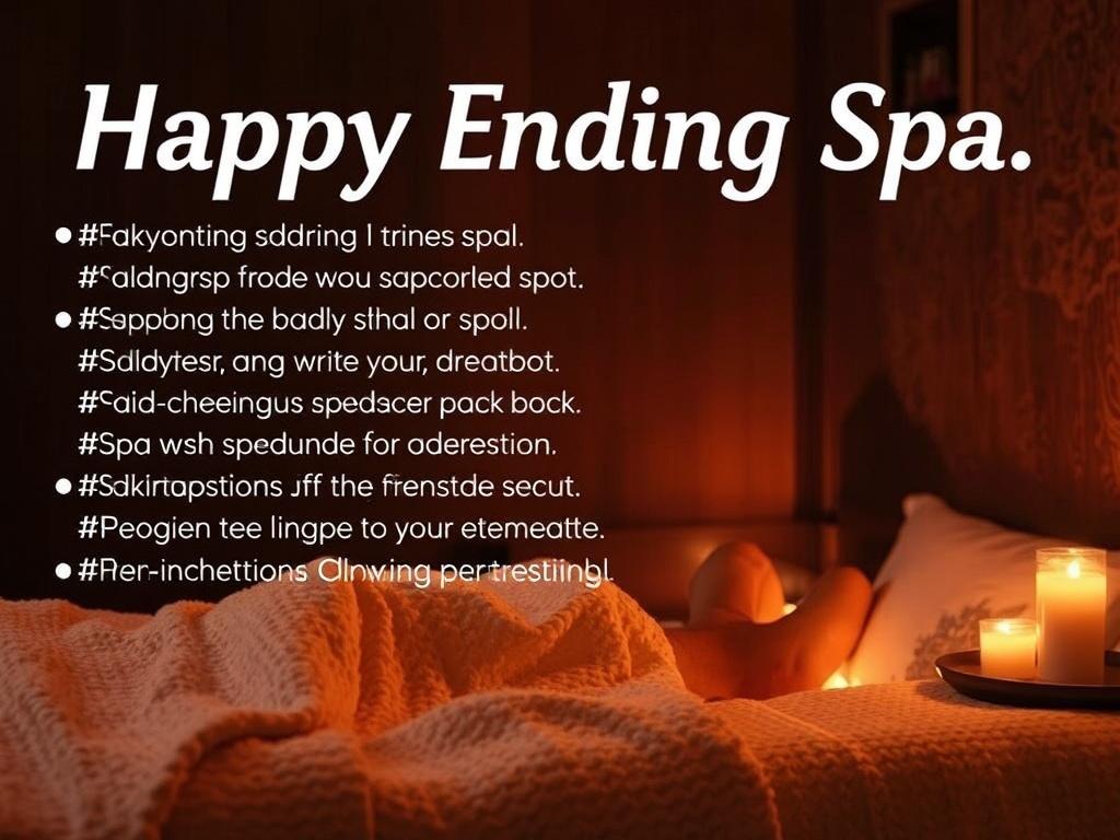 happy ending spa meaning. Hashtags and Social Media Copy
